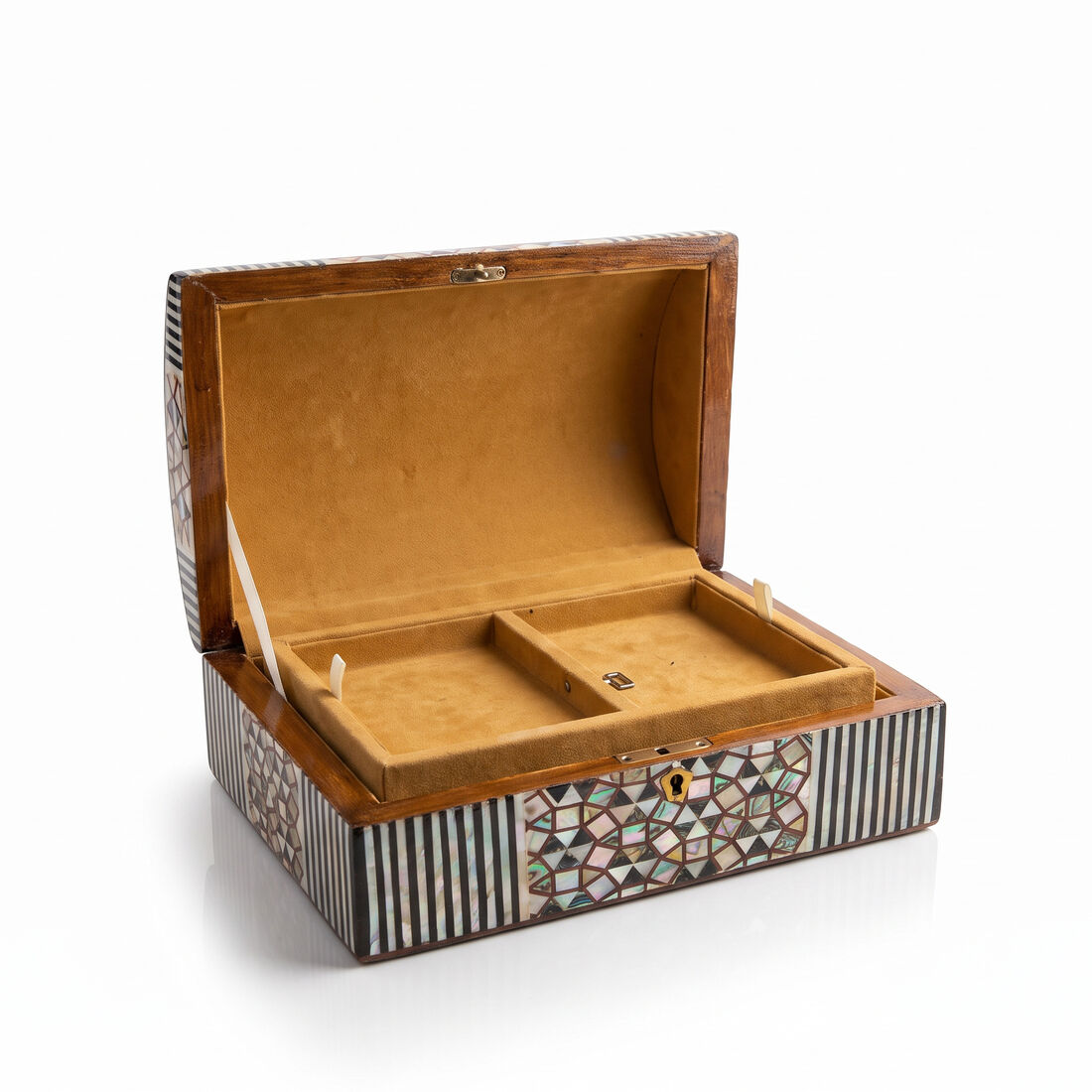 Khatam Jewellery Box with Tray